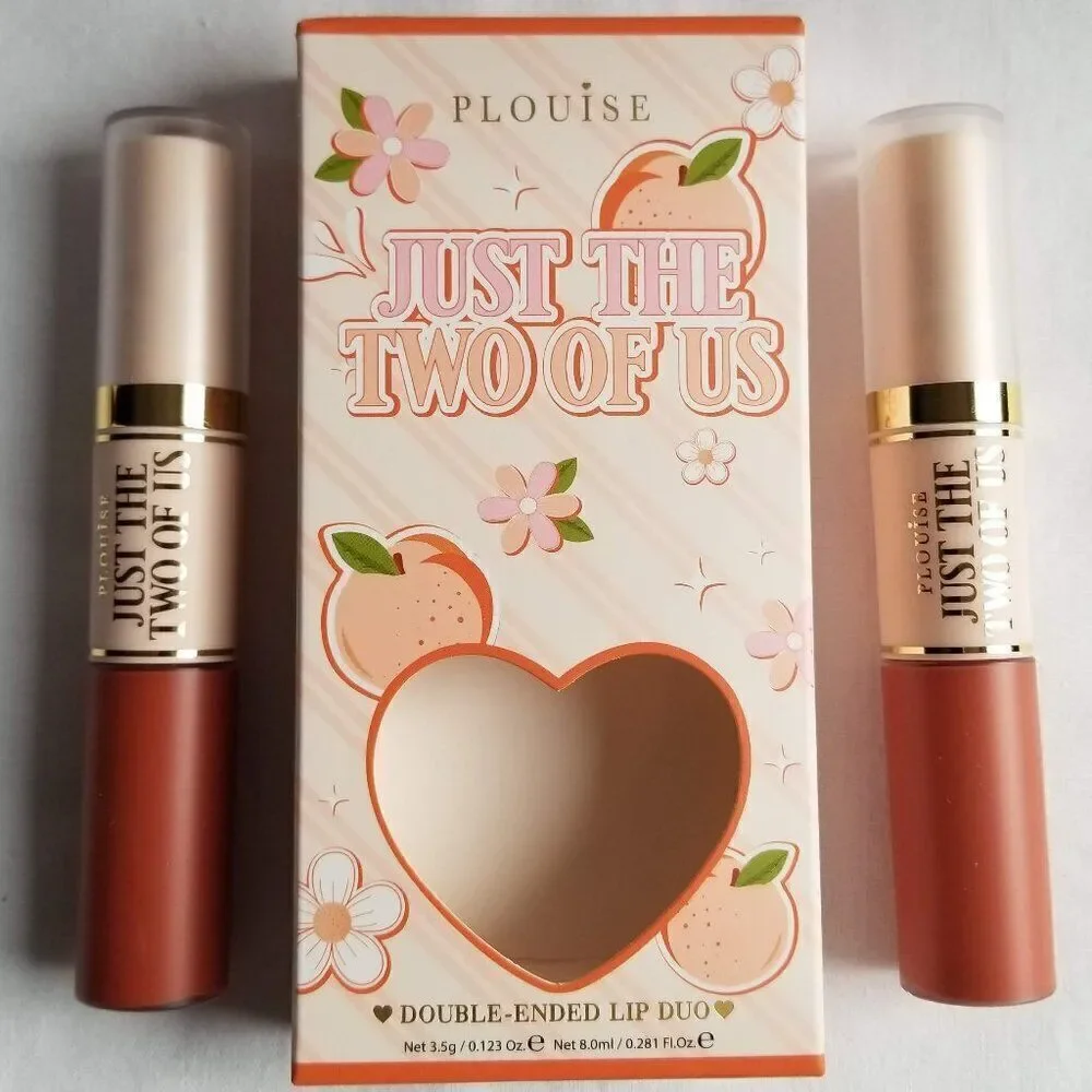 P.Louise - Just The Two Of Us Double Ended Lipstick - Peach Tease & Squeeze Me